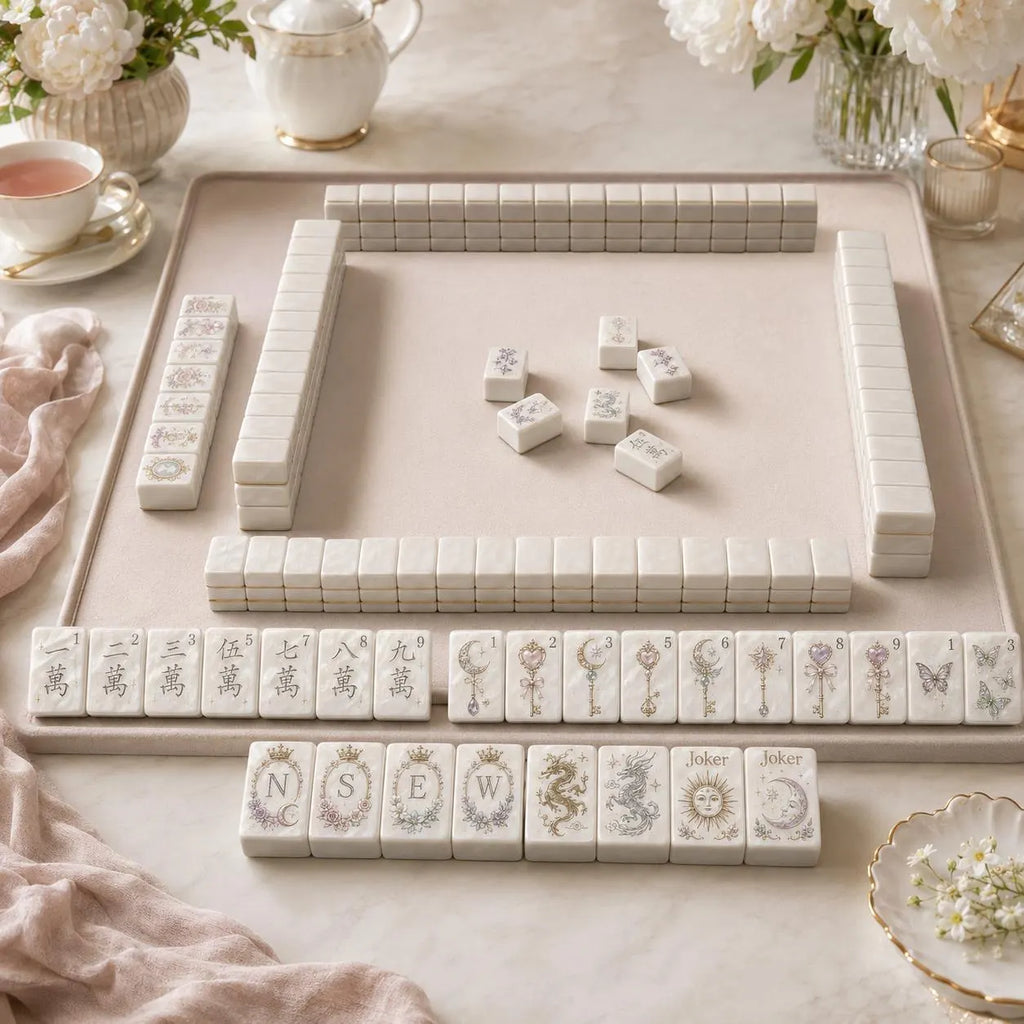PRE-ORDER Pearl Dragon American Mahjong Tile Set
