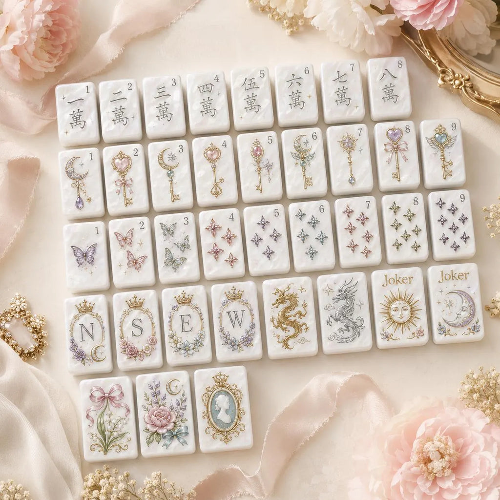 PRE-ORDER Pearl Dragon American Mahjong Tile Set